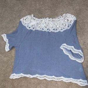 Over the shoulder top